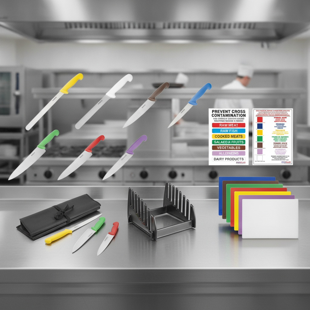 Colour-Coded Food Safety Starter Kit for Culinary Use