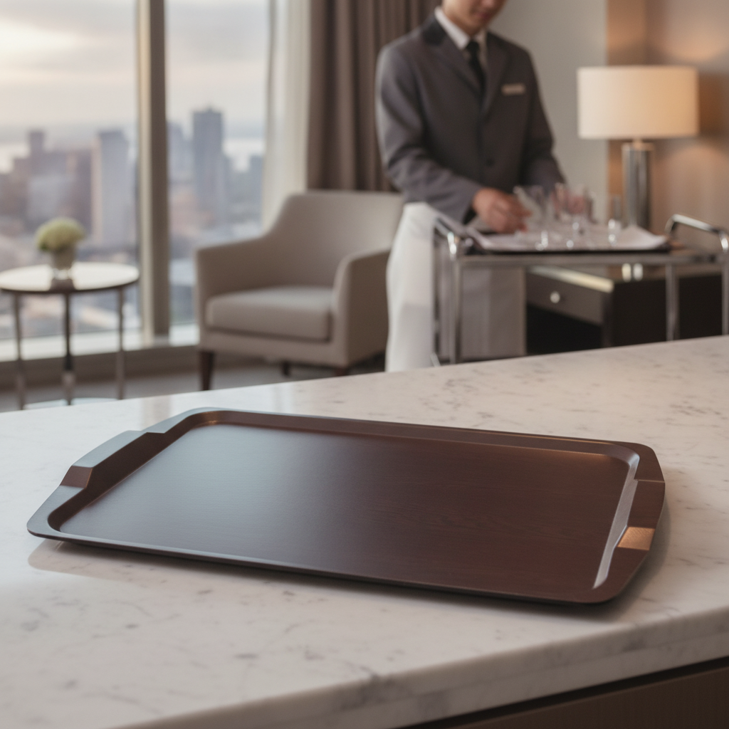 Laminate Room Service Tray 640mm for Hotels & B&Bs
