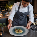 Inspired Deep Coupe Plate Blue Vitrified Ceramic for Restaurants & Cafés (Pack of 12)