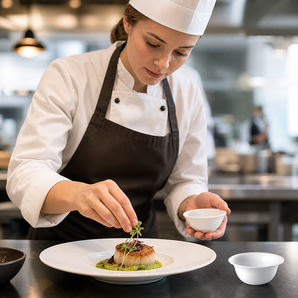 Soya Dish 75mm Porcelain for Fine Dining (Pack of 36)