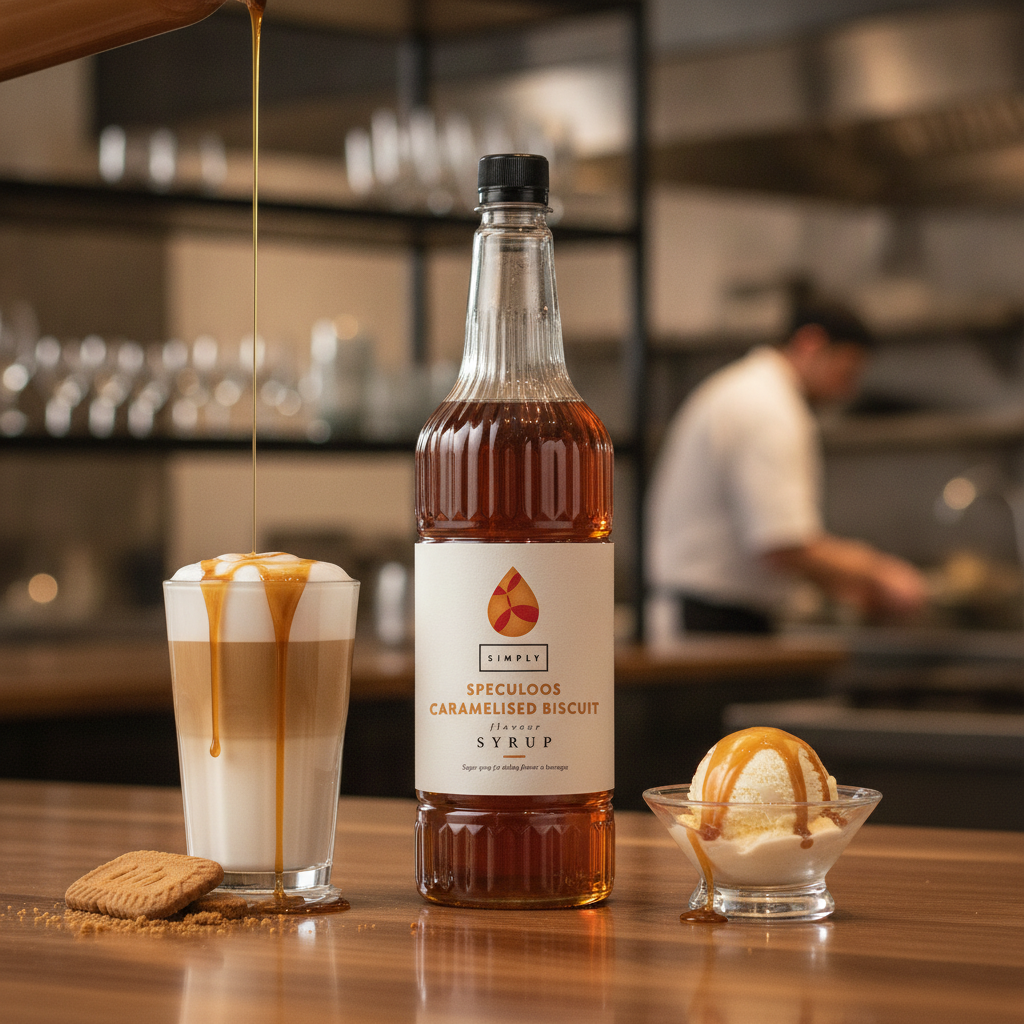 Speculoos Syrup 1L for Beverages and Desserts