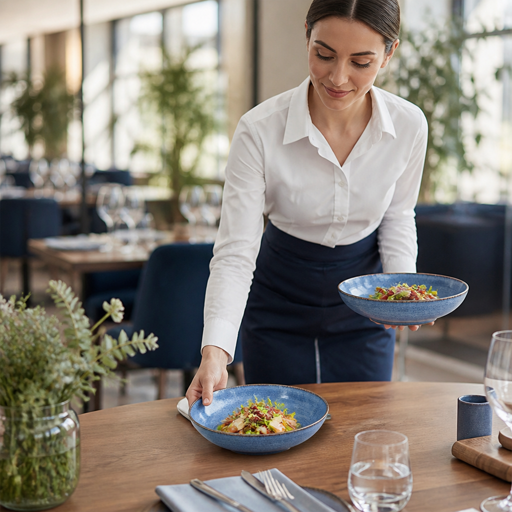 Coupe Bowls 220mm Porcelain for Daytime Dining (Pack of 6)