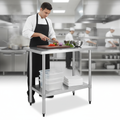 430 Stainless Steel Prep Table 900mm for Back-of-House Use