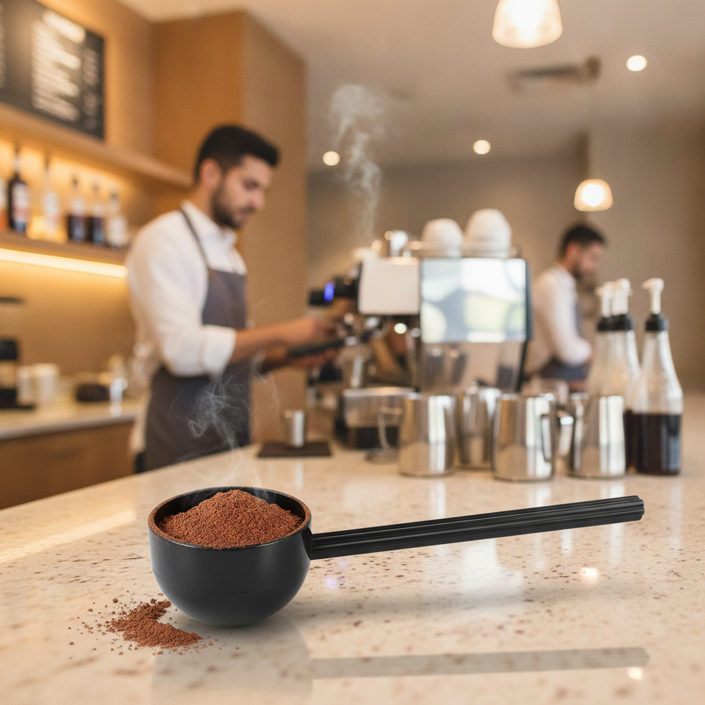 Plastic Hot Chocolate and Coffee Frappe Powder Scoop 20g for Cafés