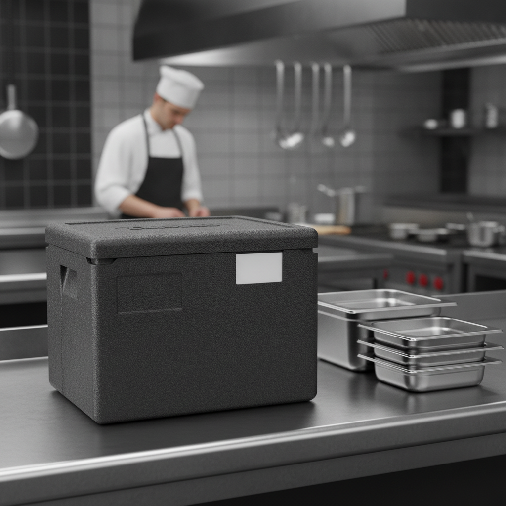 Polypropylene Top Loading Insulated Food Pan Carrier 22.3L for Catering Functions