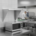 Stainless Steel Microwave Shelf 560mm for Space Saving (Pack of 1)