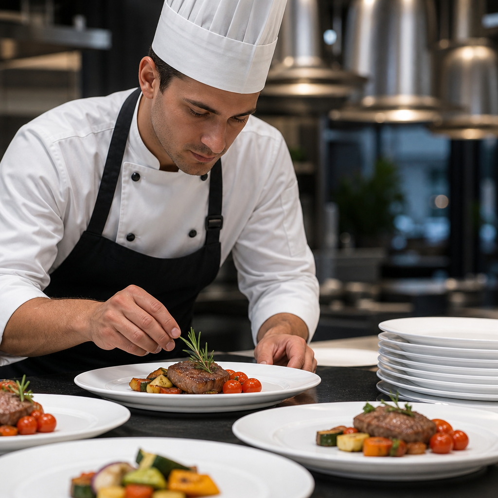 Slimline Plates 230mm White Porcelain for Casual Dining (Pack of 24)