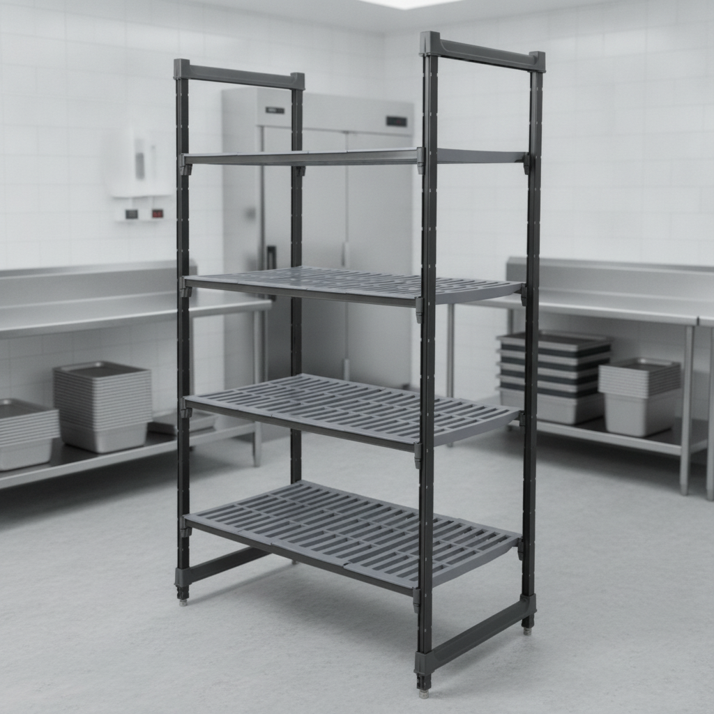 Composite 4 Tier Shelving Unit 1070mm for Versatile Storage