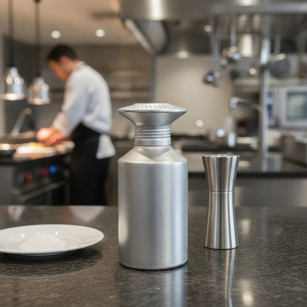 Aluminium Salt Shaker 175mm for Commercial Kitchens
