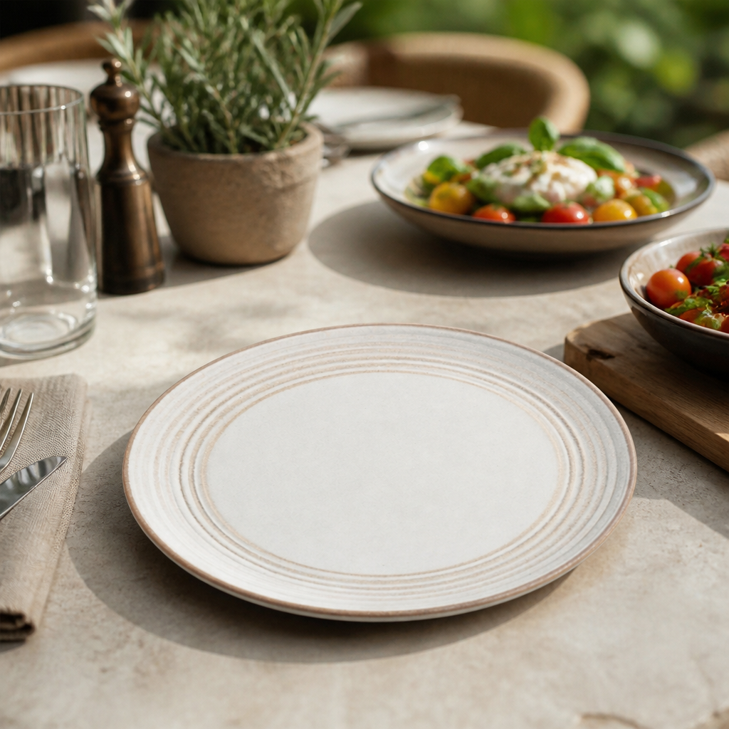Plates 165mm Melamine for Outdoor Dining (Pack of 12)