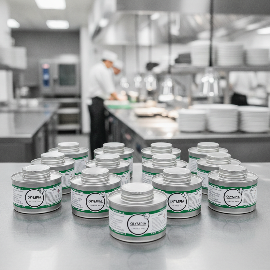 Stainless Steel Chafing Fuel with Wick 6 Hour for Catering (Pack of 12)