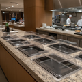 Clear Tritan Rectangular Buffet Covers 145x300mm for Food Displays (Pack of 6)