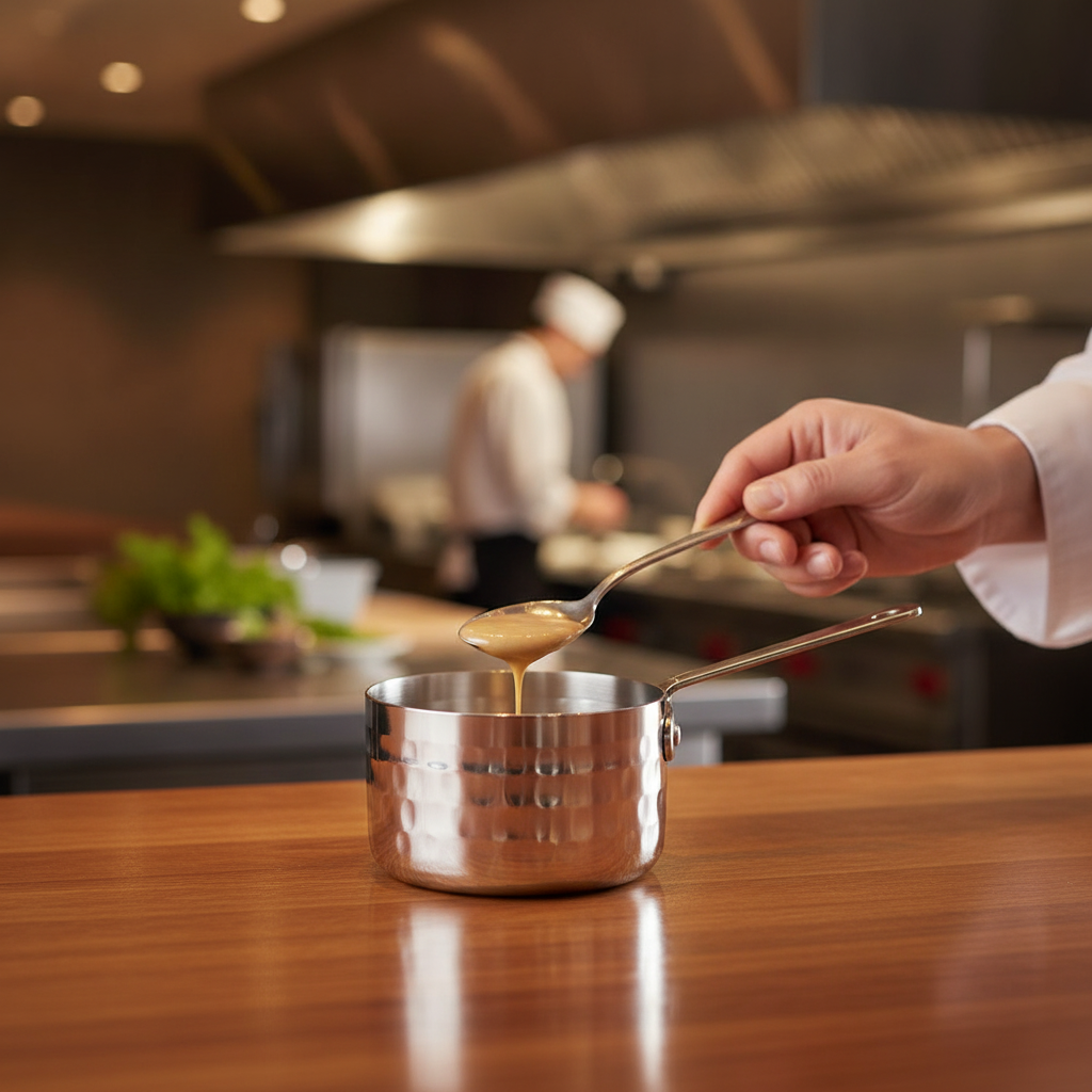 Stainless Steel Mini Saucepan 90mm for Creative Serving