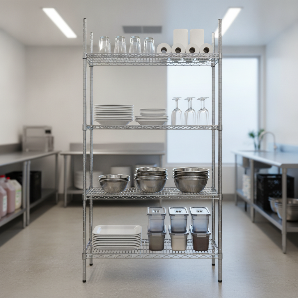 Zinc Coated Steel Wire Shelving Kit 915x610mm for Storage Solutions