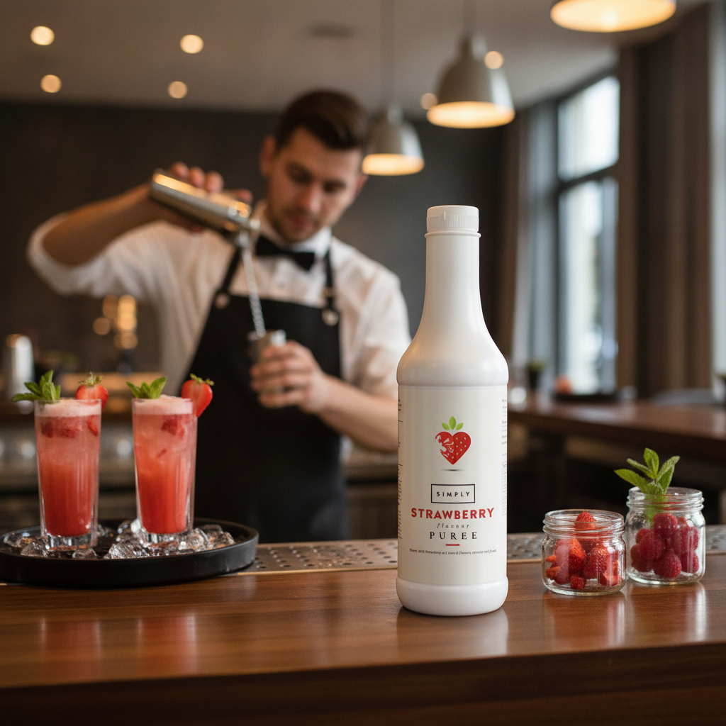 Strawberry Puree 1L for Cocktails & Smoothies