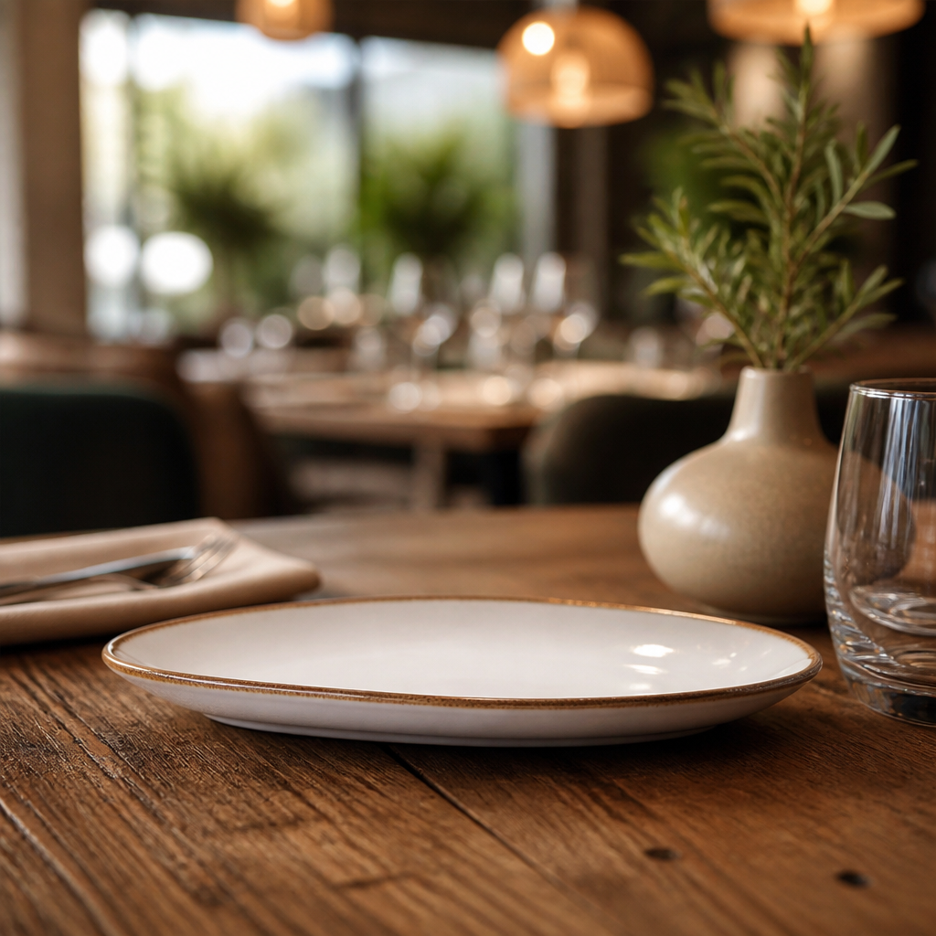 Coupe Plates 150mm Terracotta for Restaurants & Cafés (Pack of 36)