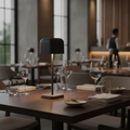 Aluminium Cordless Table Lamp 200mm for Indoor & Outdoor Use