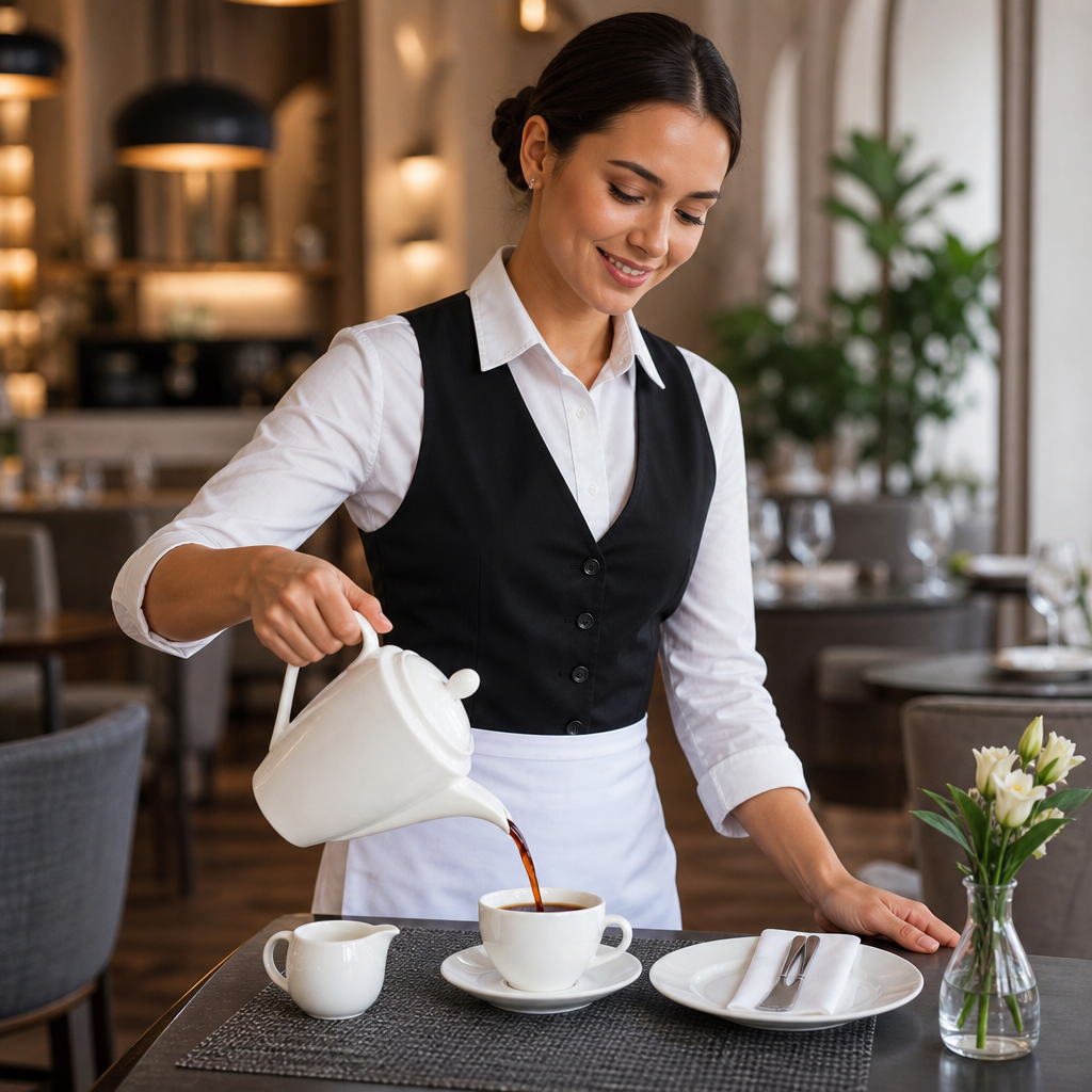 Alumina Vitrified Ceramic Coffee Pot 597ml for Casual Dining (Pack of 6)