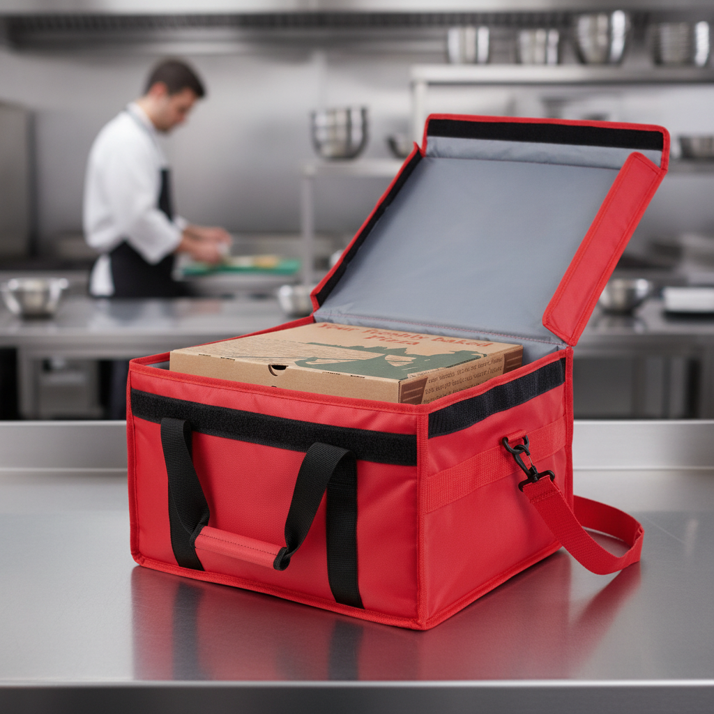 Nylon Insulated Food Delivery Bag for Takeaway Services