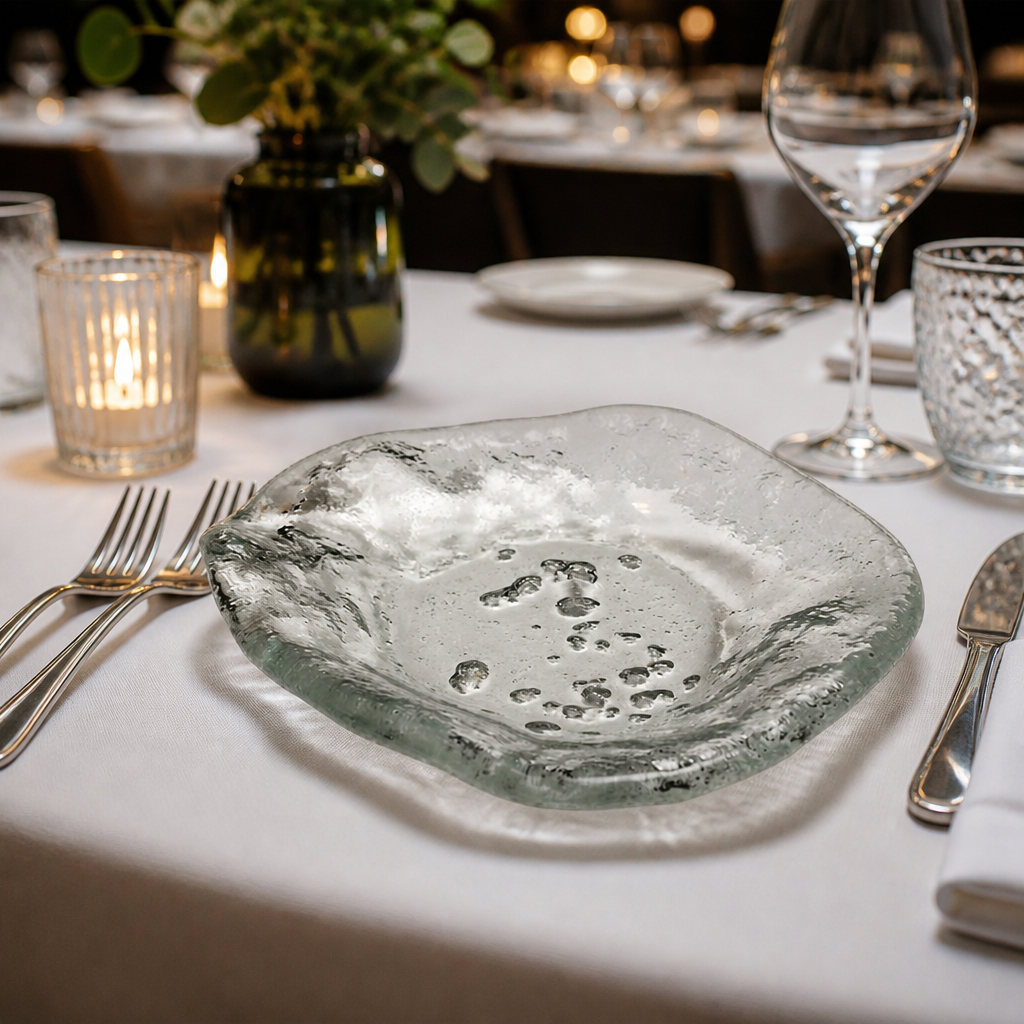 Venus Plates 170mm Glass for Elegant Table Settings (Pack of 12)