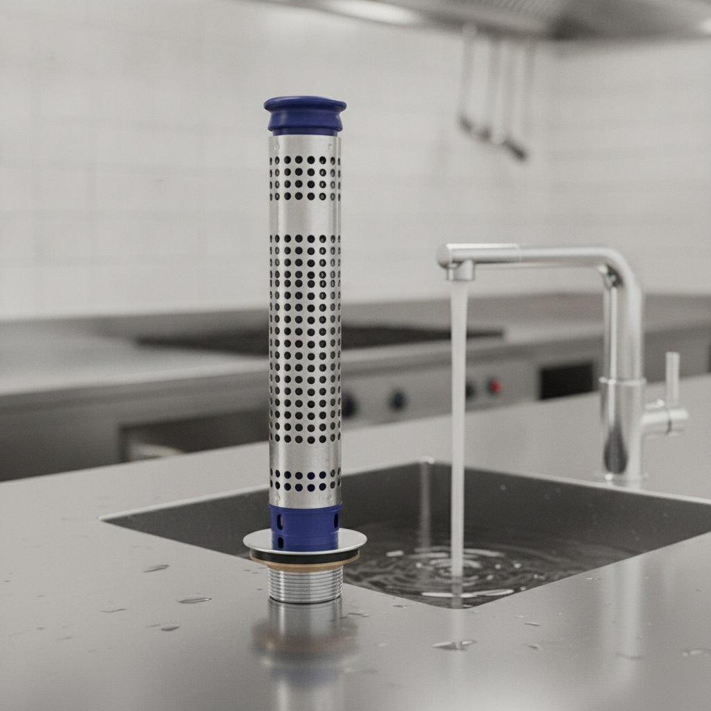 Blue Stand Pipe 80mm for Sink Waste Management