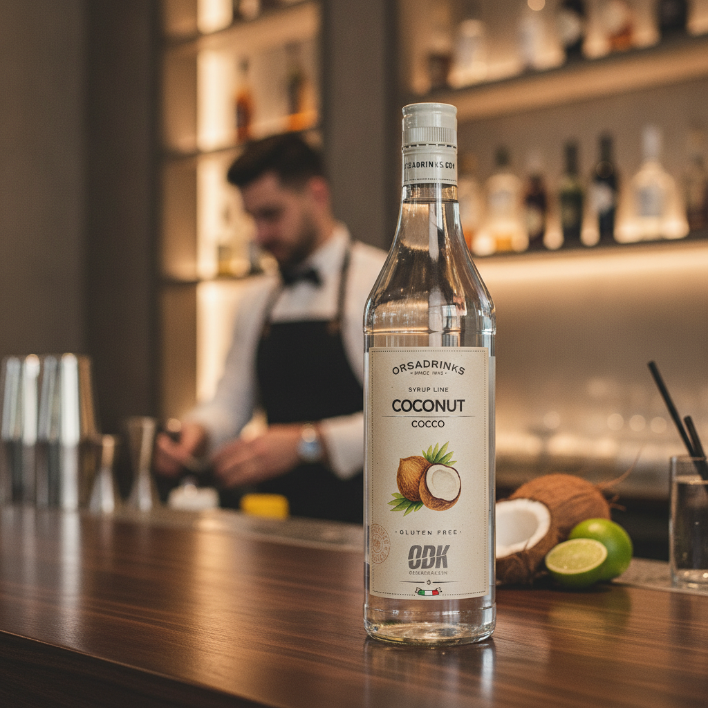 Coconut Syrup 750ml in PET Bottle for Cocktails & Smoothies