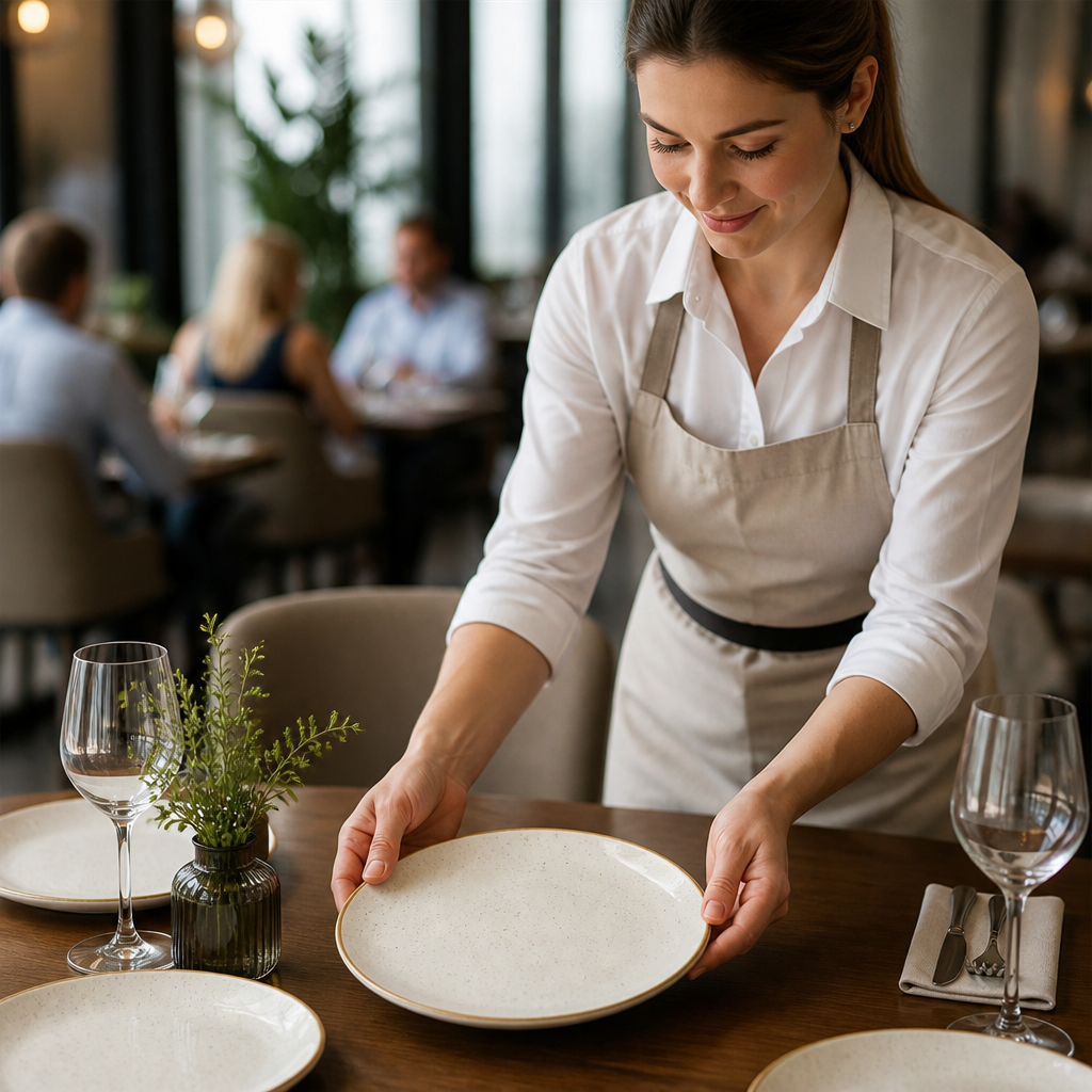 Round Coupe Plates White Vitrified Ceramic for Elegant Dining (Pack of 12)