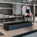 Black Polystyrene GN 2/4 Insert 515x150x60mm for Buffet Presentations