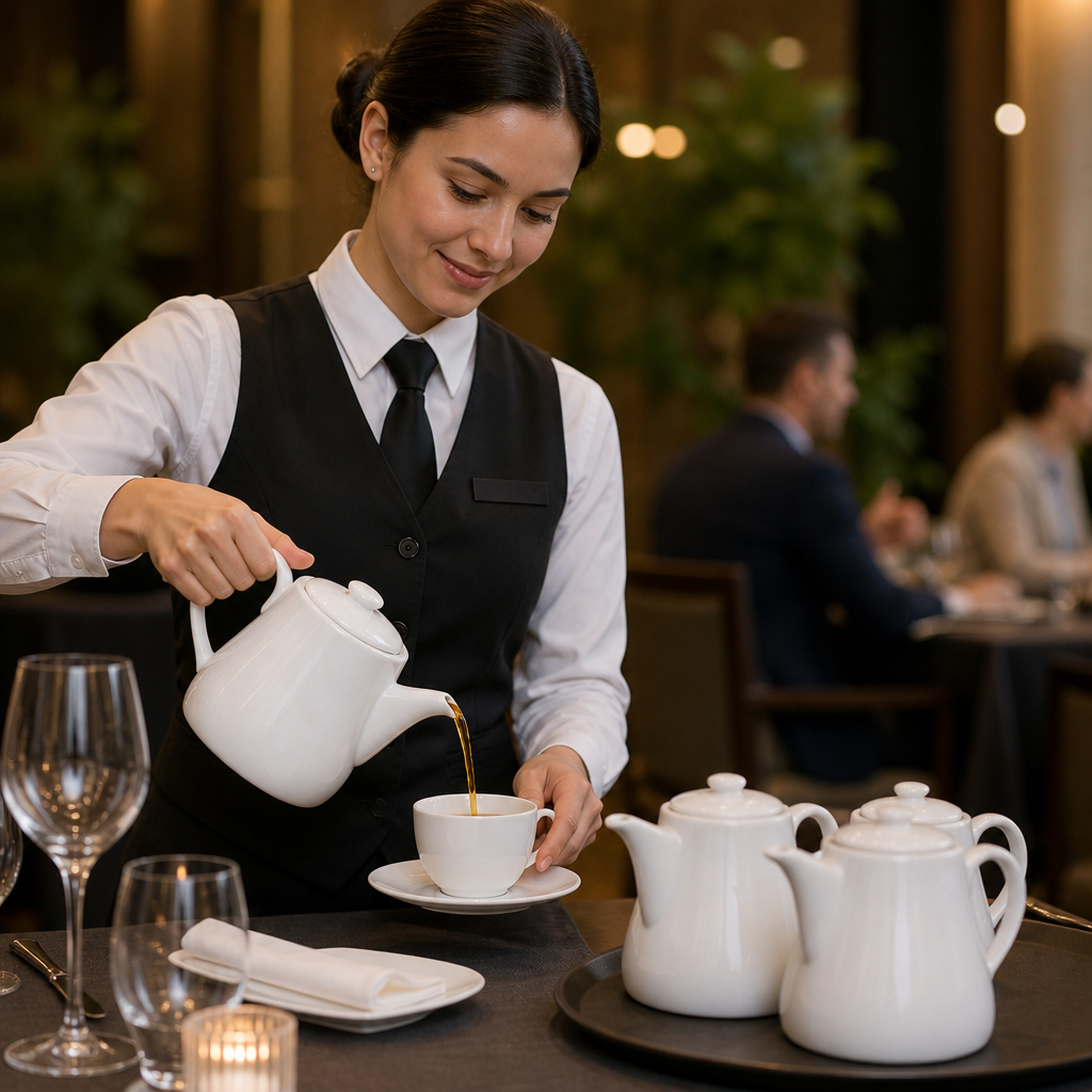 Porcelain Teapots 795ml for Busy Businesses (Pack of 4)