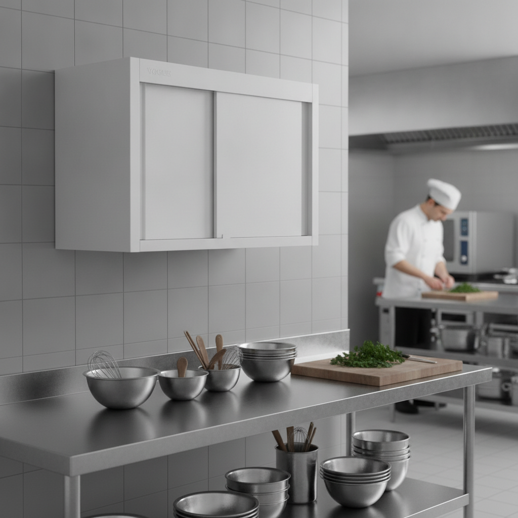 Stainless Steel Wall Cupboard 650x900x400mm for Kitchen Storage