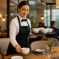 Tea Cups 450ml Porcelain for Modern Table Settings (Pack of 12)