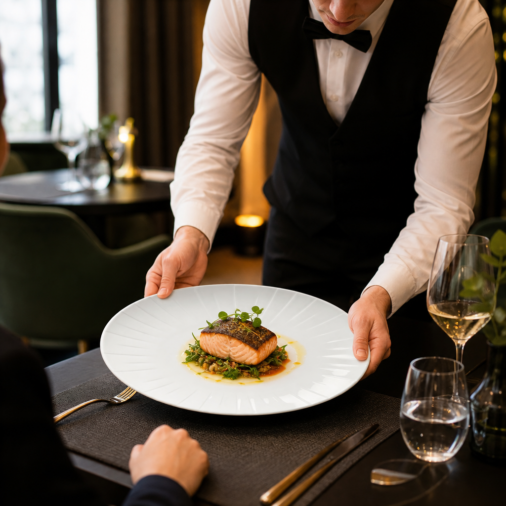 Alumina Oval Coupe Plates 280mm Vitrified Ceramic for Upscale Dining (Pack of 6)