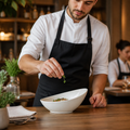 Medium Slanted Bowls 400ml in Brilliant White for Restaurants & Cafés
