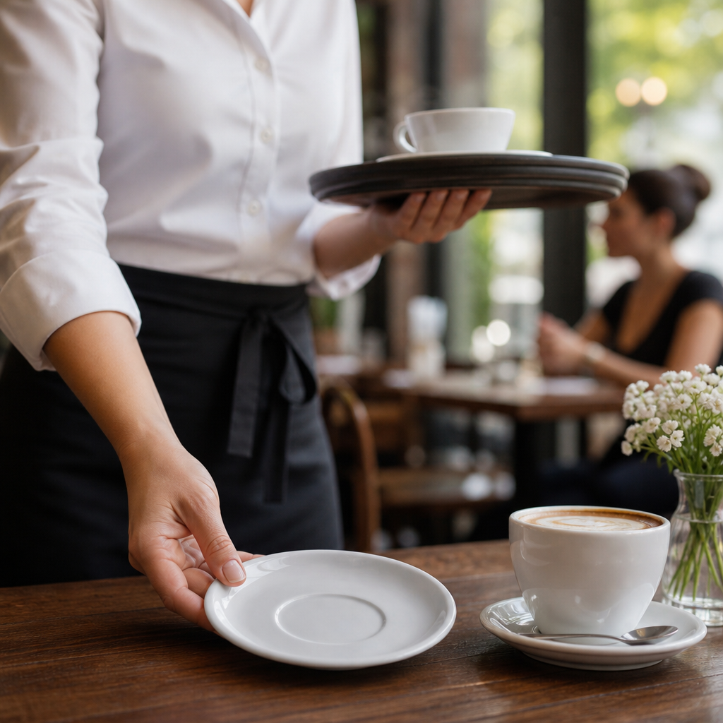 Saucers 145mm Porcelain for Coffee and Tea Service (Pack of 24)