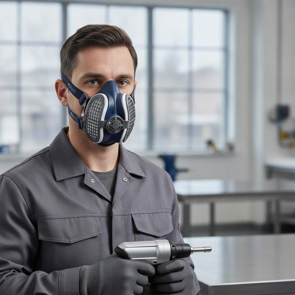 Thermoplastic Elastomer Half Mask P3 Size M/L for Safety Use