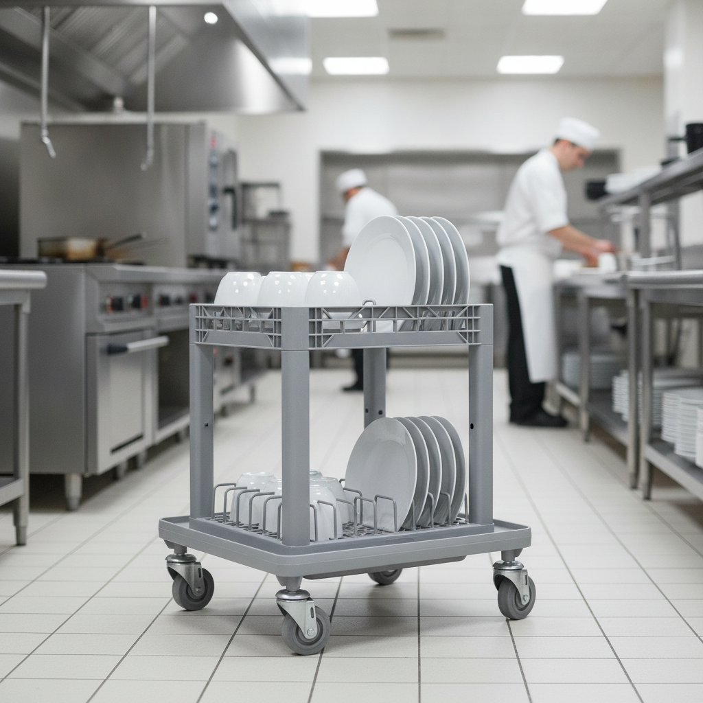 Polypropylene Camdolly for Easy Transport of Dish Racks