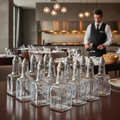Glass Oil and Vinegar Cruets 142ml for Table Service (Pack of 12)
