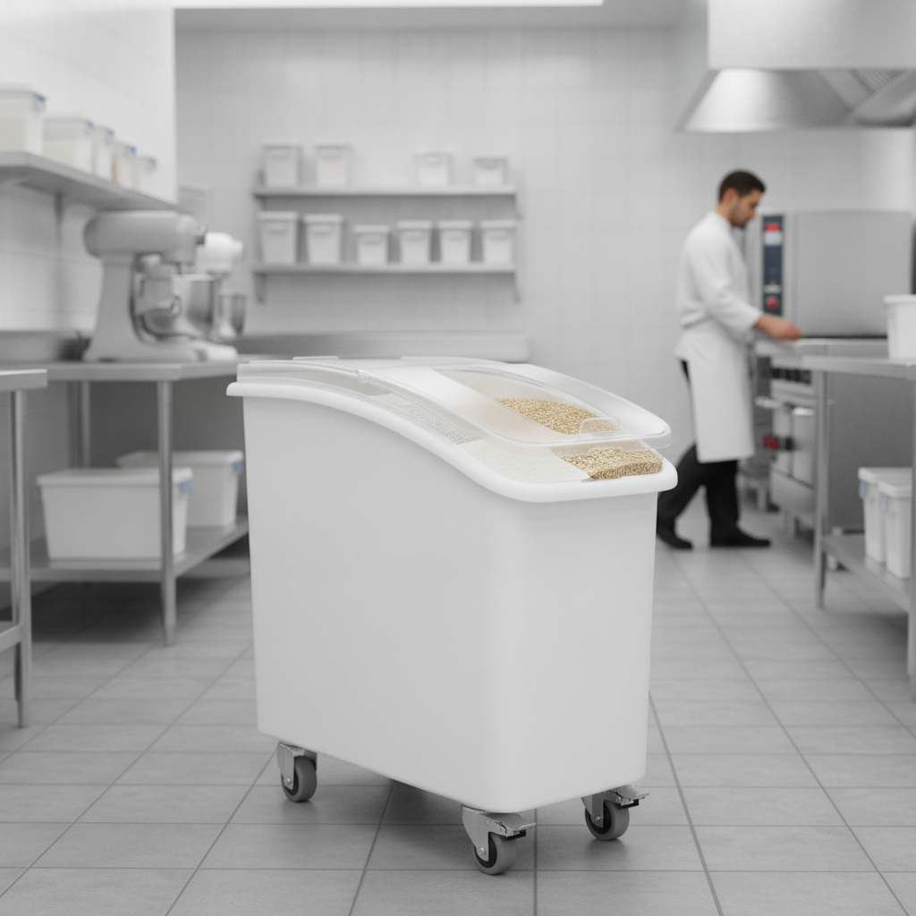 Polypropylene Ingredient Bin 102L for Industrial Kitchens