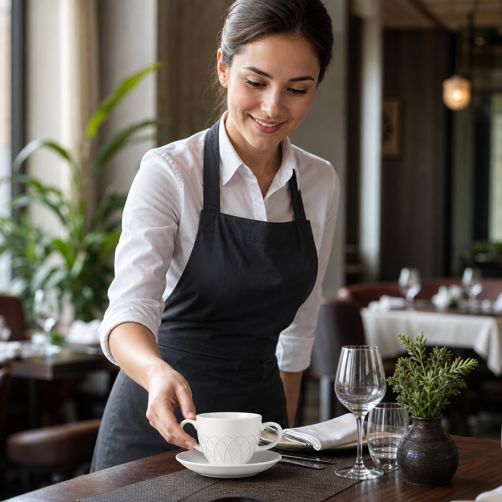 Tea Cups 206ml Fine China for Professional Catering (Pack of 24)
