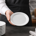 Narrow Rimmed Porcelain Plates 150mm for Catering & Hospitality