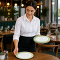 Side Plates 155mm Glass for Healthcare Environments (Pack of 24)