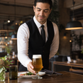 Non-Tempered Glass Stemmed Beer Glass 20oz for Bars & Pubs (Pack of 24)