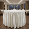Polyester Table Top Covering and Skirting 750mm for Events