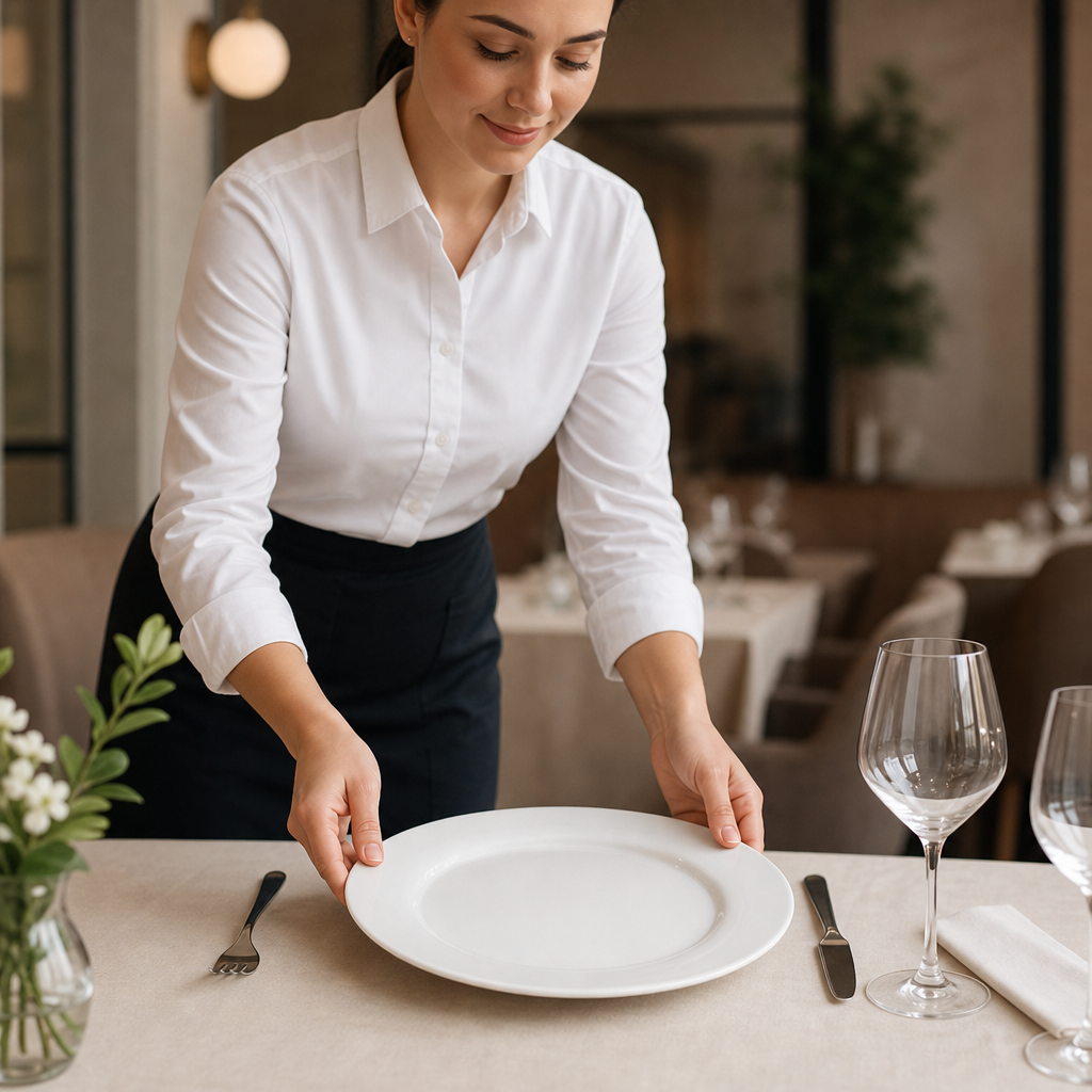 Winged Plates 310mm Porcelain for Elegant Table Settings (Pack of 6)