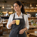 Mug 340ml Yellow Porcelain for Casual Dining (Pack of 6)
