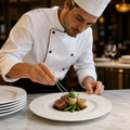 Rimmed Chef's Plates 290mm Porcelain for Hospitality Use (Pack of 6)