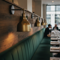 Brass Brooklyn Cone Wall Light 330mm for Restaurants & Cafés