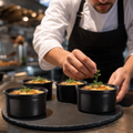 Large Ramekin Metallic 90mm Black Ceramic for Hospitality (Pack of 24)