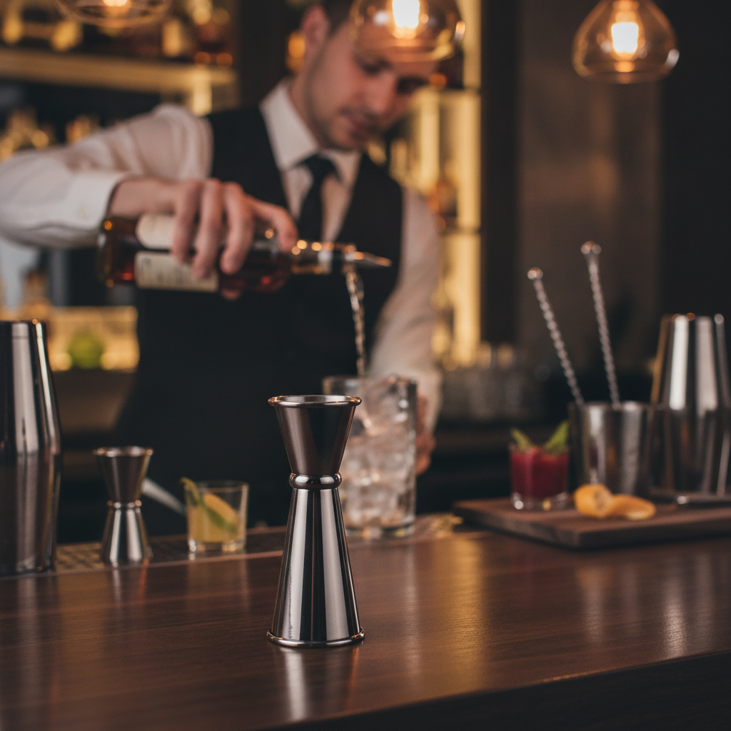 Stainless Steel Jigger 50ml for Modern Cocktail Bars