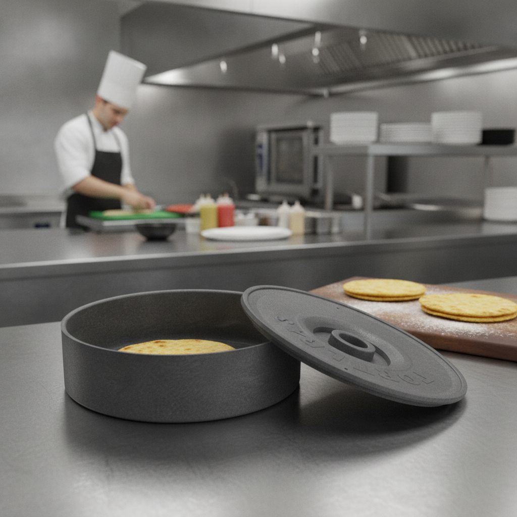 Polypropylene Round Tortilla Holder 215mm for Themed Decor